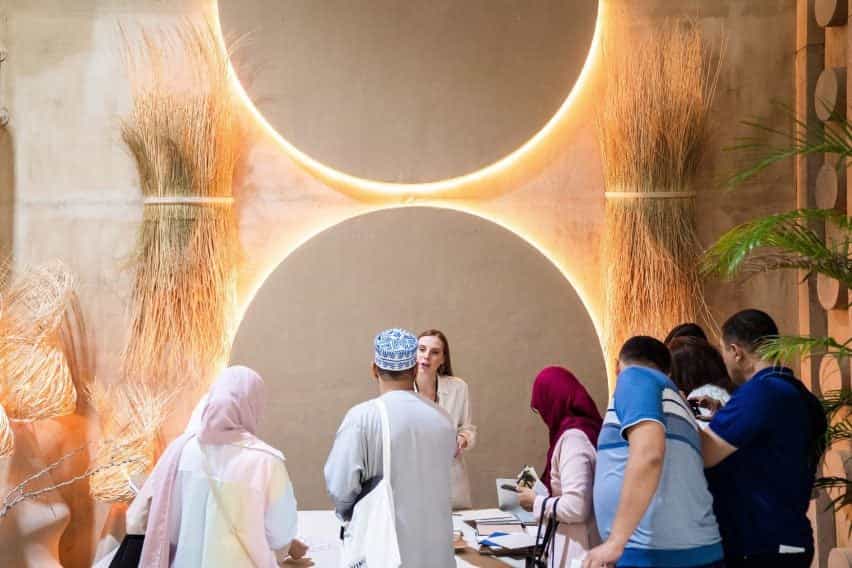 Foto de la exposición en la Dubai Design Week