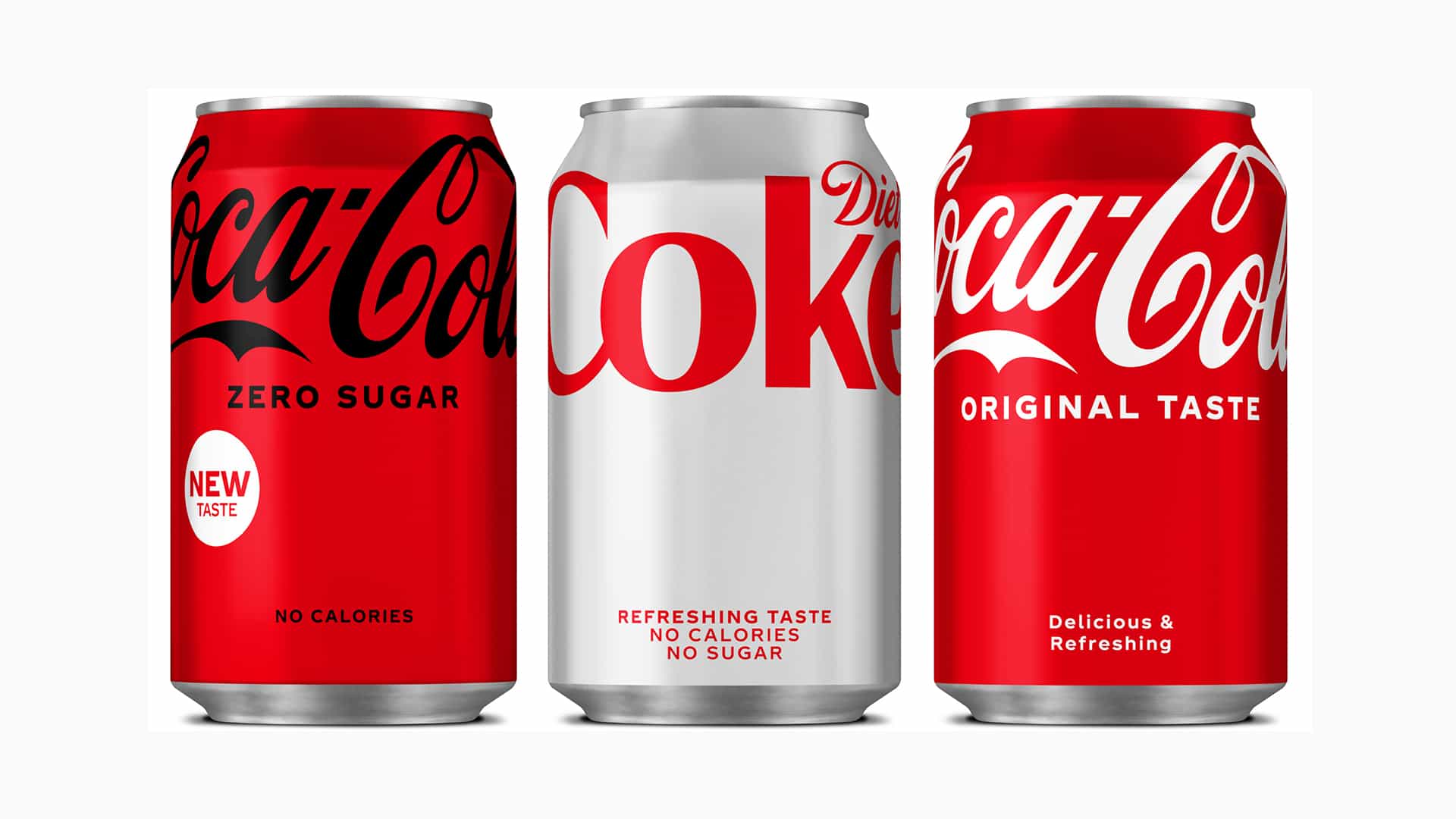 Coca-Cola presenta un nuevo rediseño audaz y mínimo