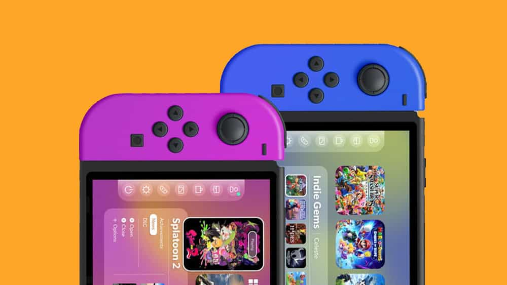 ¿Y si Apple diseñó la interfaz de usuario de Nintendo Switch?