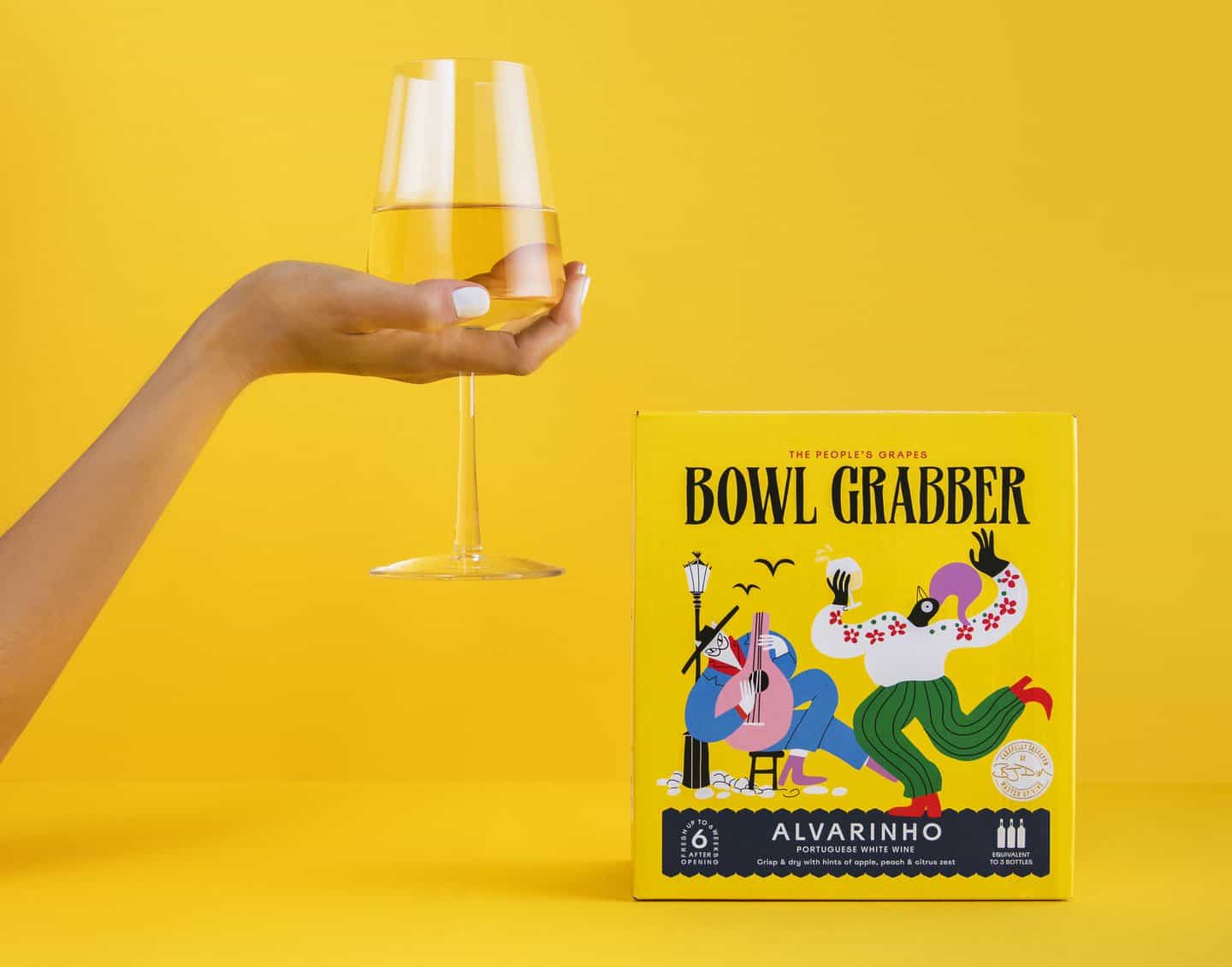 La marca casual Business para Bowl Grabber mantiene su visión de una cultura del vino relajada