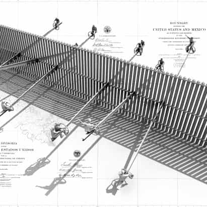 "El juego puede ser un acto de resistencia", dice el arquitecto balancín frontera con Estados Unidos Virginia San Fratello