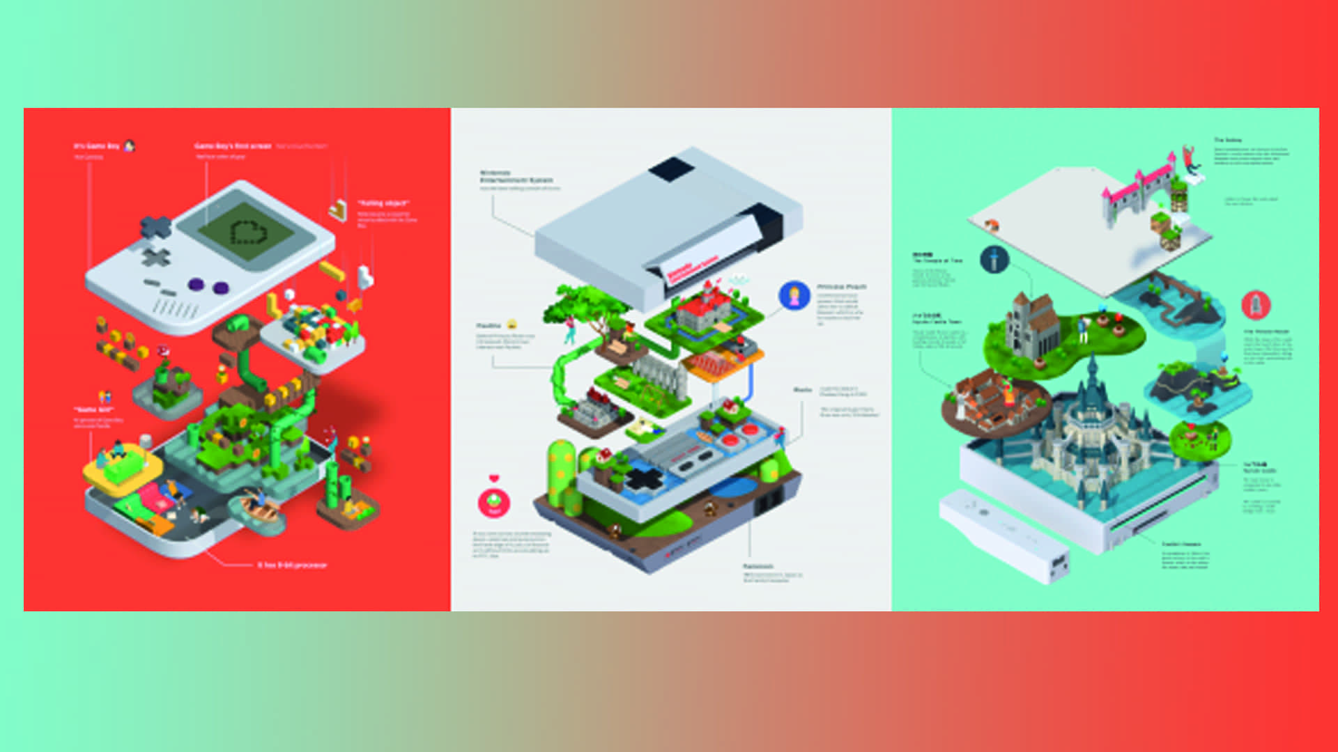 Nos encantan estas divertidas infografías de Nintendo