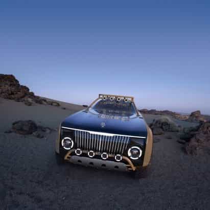 Virgil Abloh y Mercedes-Benz crean un coche con energía solar con capó delantero transparente