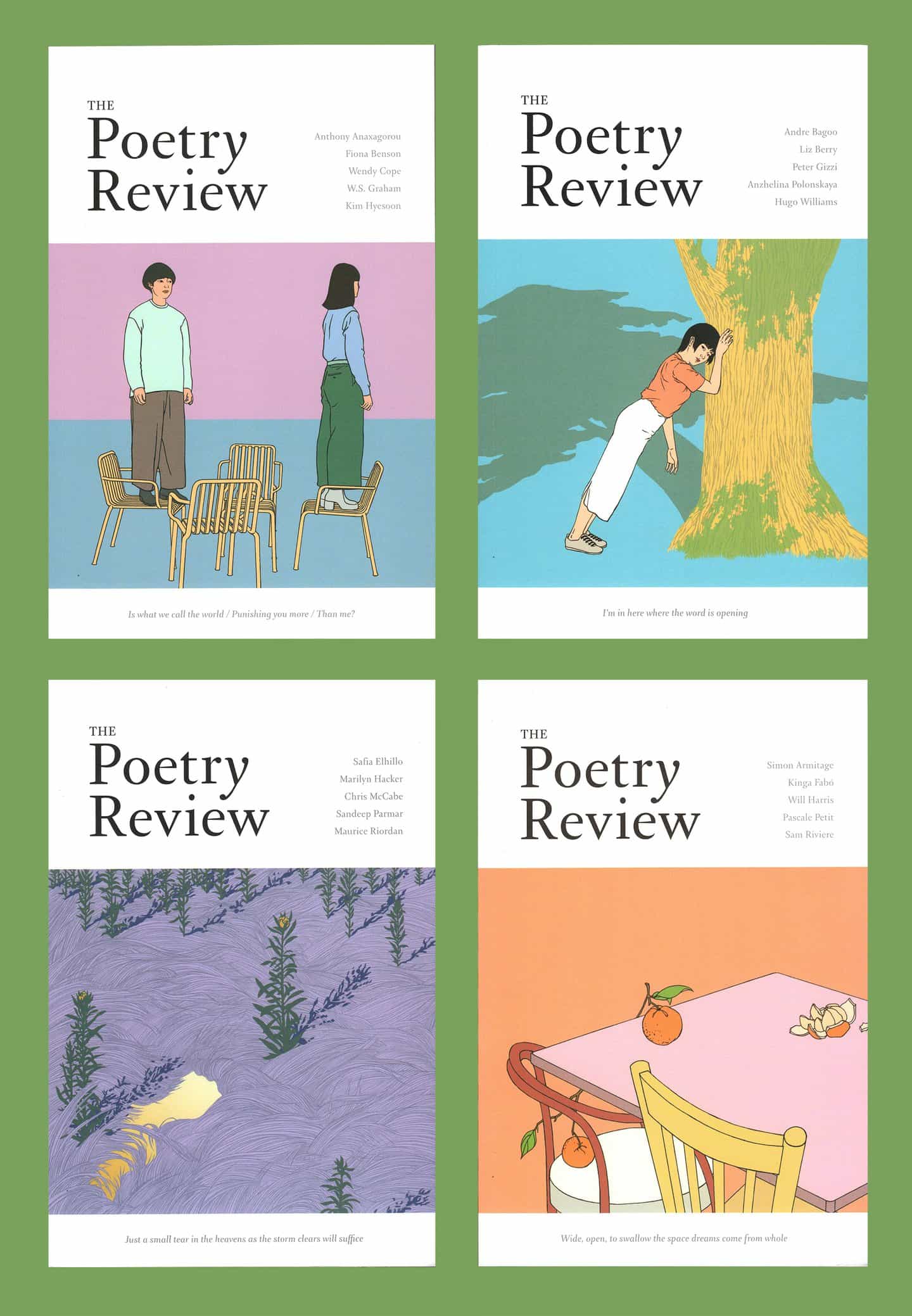 Manshen Lo: Poetry Review Covers (Copyright © Manshen Lo, 2022)