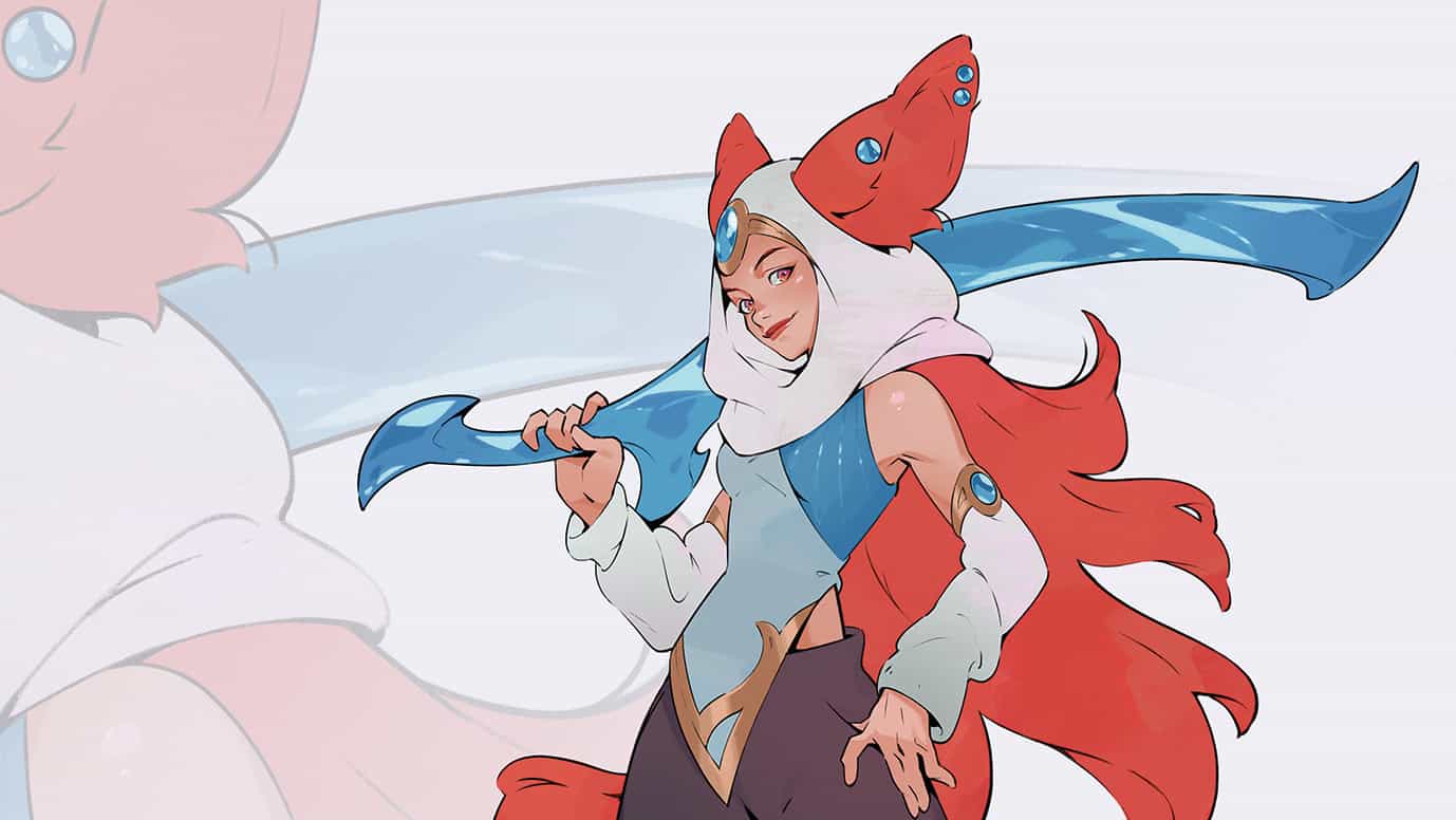 Conoce los diseños de personajes femeninos con actitud en las ilustraciones distintivas de esta artista