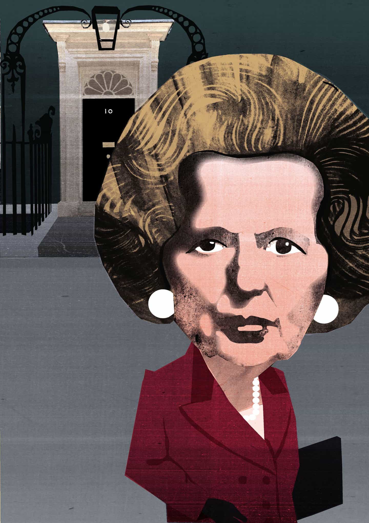 Ellie Foreman-Peck: Margaret Thatcher para la New York Review of Books (Copyright © Ellie Foreman-Peck)