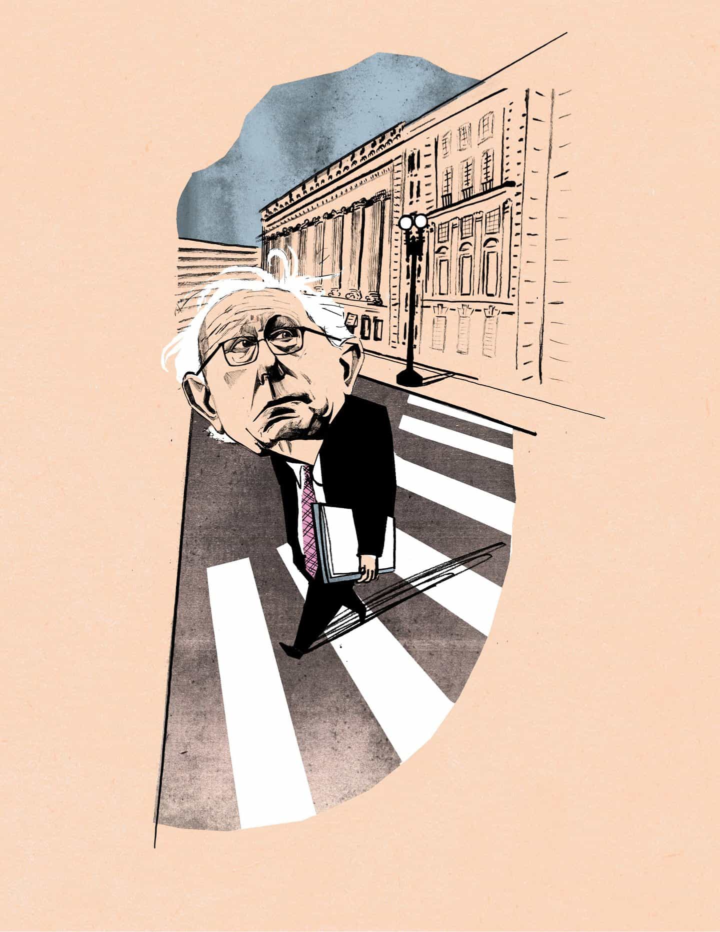 Ellie Foreman-Peck: Bernie Sanders para The New Statesman (Copyright © Ellie Foreman-Peck)