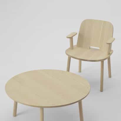Fugu colección de muebles por Jasper Morrison para Yotsume
