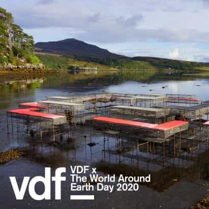 Kunle Adeyemi, Nelly Ben Hayoun y Cameron Sinclair característica en colaboración de VDF con el mundo alrededor de Día de la Tierra