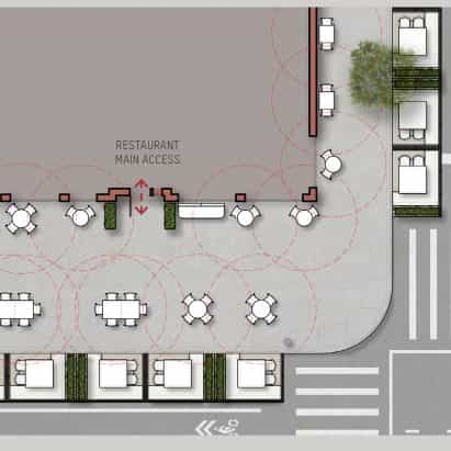 kit de David Rockwell desvela a los restaurantes de construcción en las calles siguientes pandemia