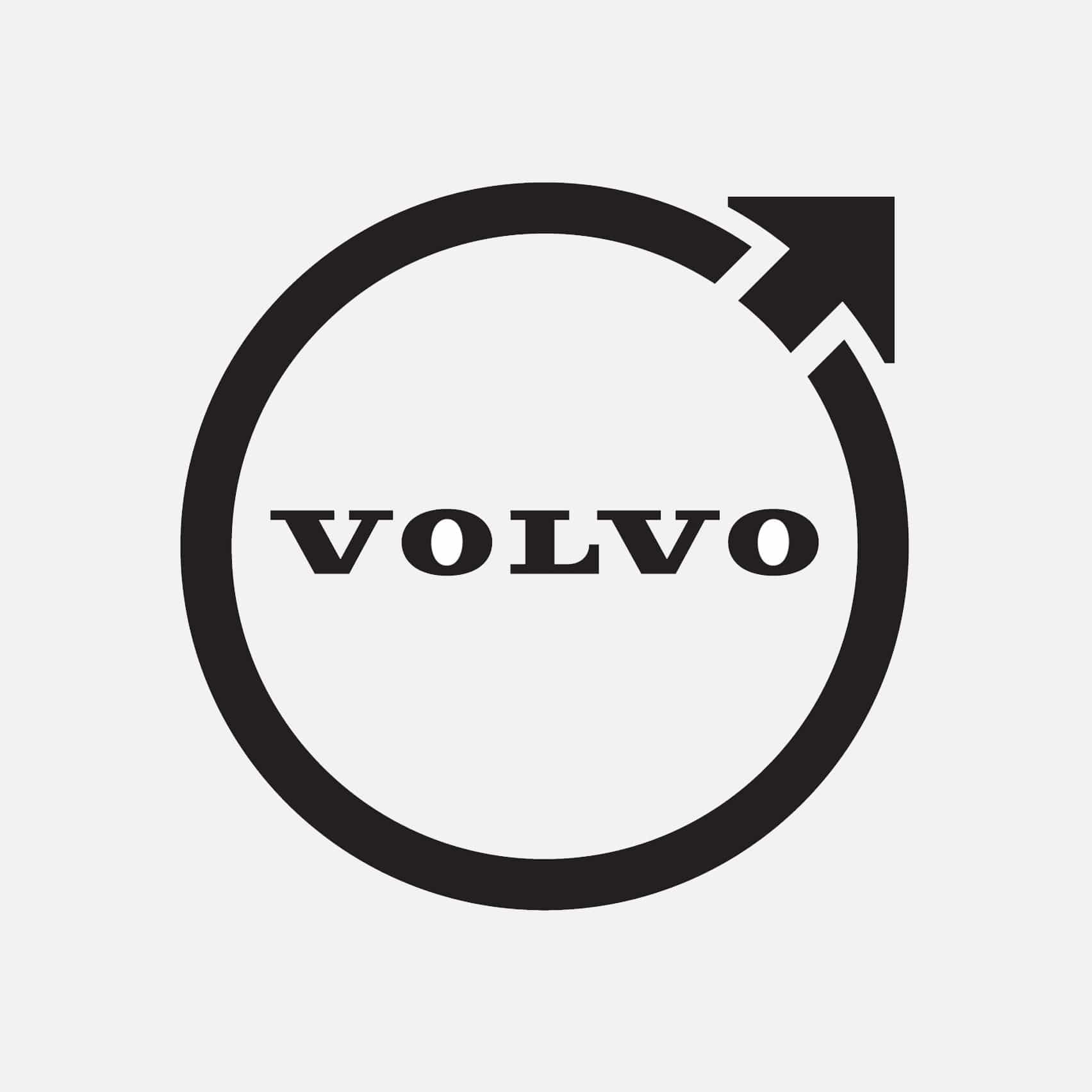 La última marca de automóviles de Volvo en revelar el logotipo plano