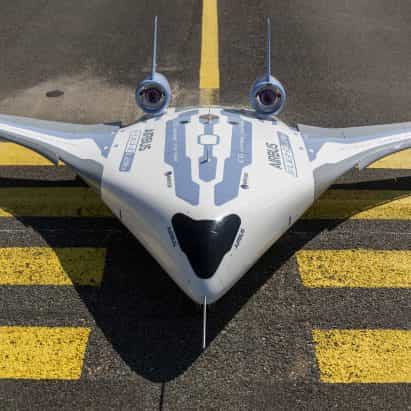 Airbus desvela modelo de su "ala volante gigante" de ahorro de combustible de trabajo