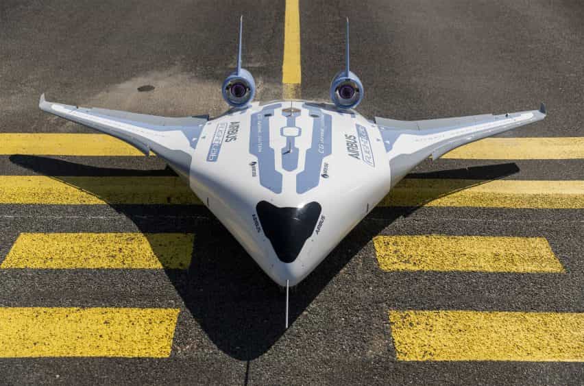 Airbus revela aviones Maveric de ahorro de combustible con fuselaje integrado