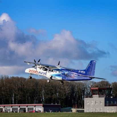 ZeroAvia prueba el avión más grande propulsado por un motor eléctrico de hidrógeno hasta la fecha