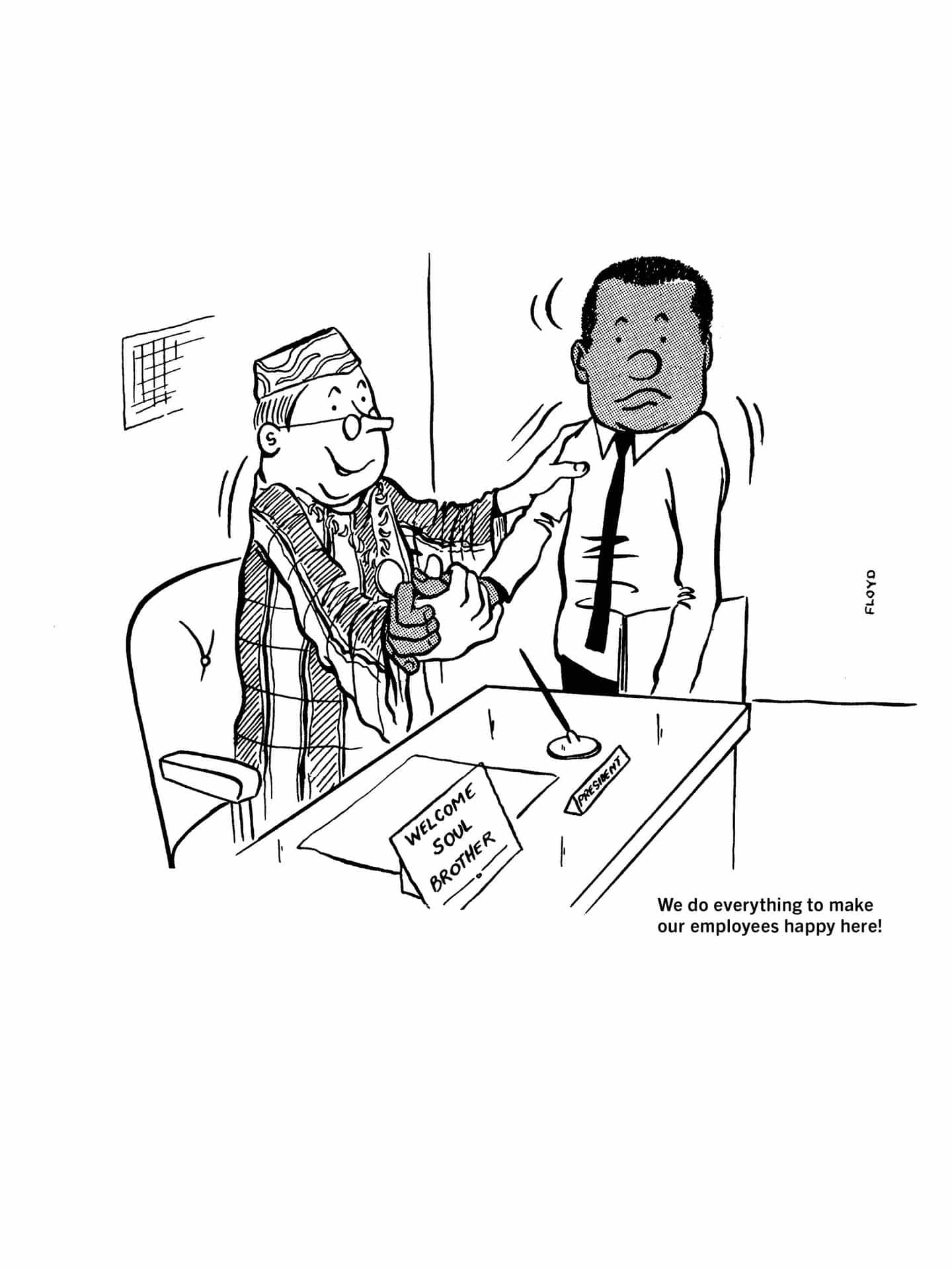 It's Life As I See It: Tom Floyd, Integration Is a Bitch!, 1969, Opinion News Syndicate, Inc. (Copyright © Tom Floyd, 1969)