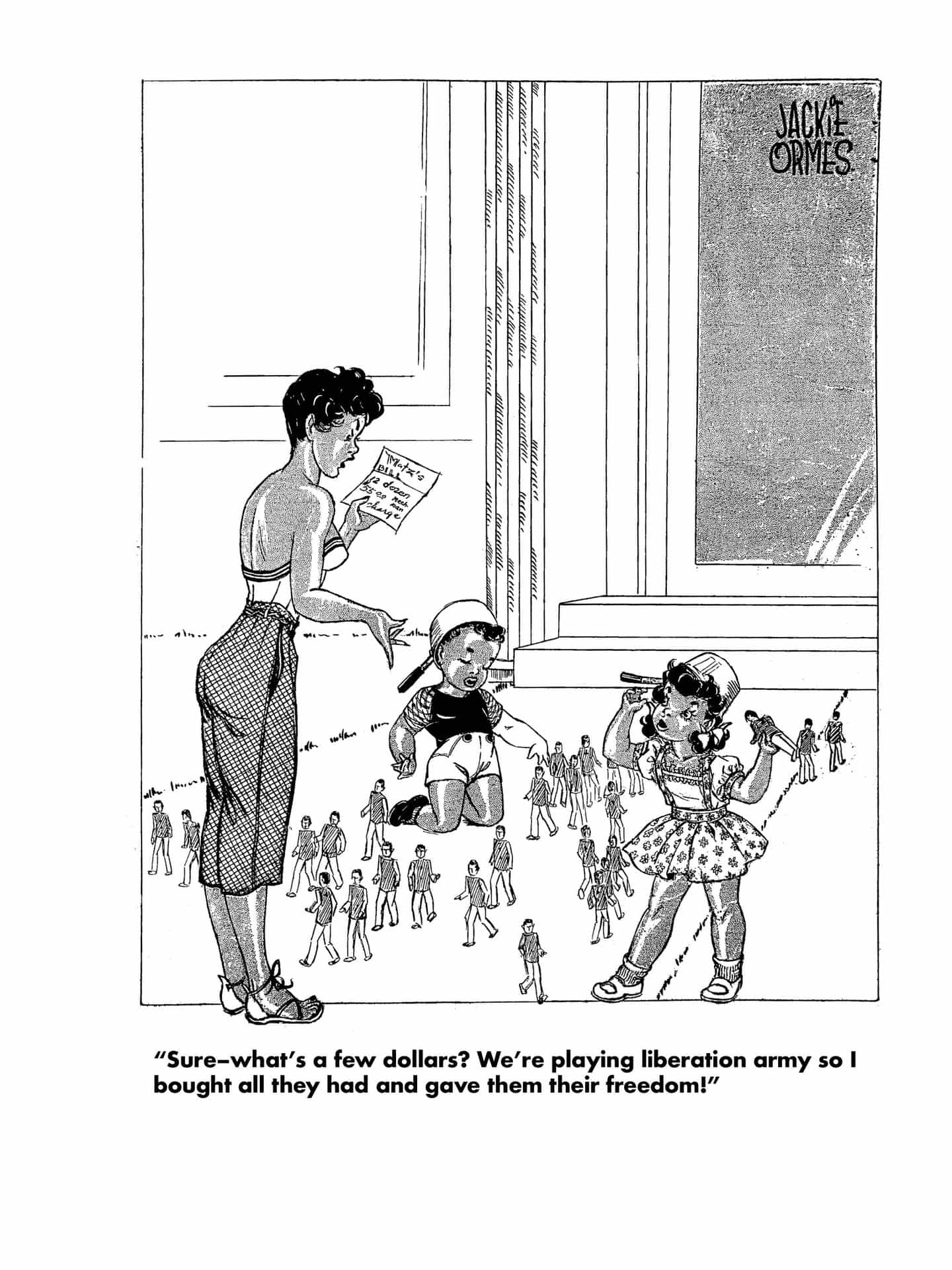 It's Life As I See It: Jackie Ormes, Patty-Jo 'n' Ginger, Pittsburgh Courier, 1947-1951. Cortesía de Tim Jackson (Copyright © Jackie Ormes, 1947-1951)